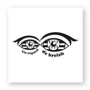 x 1 - Sticker découpe carrée