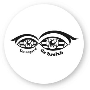 x 5 - Sticker découpe ronde