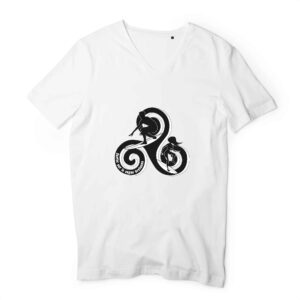 Homme - T-shirt Col V 100% Coton Bio - TM044