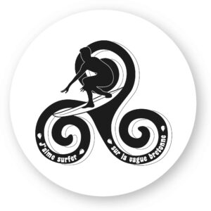 x 20 - Sticker découpe ronde