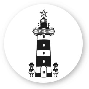 x 100 - Sticker découpe ronde