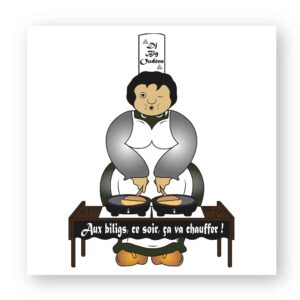 x 5 - Sticker découpe carrée