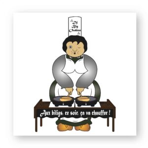 x 20 - Sticker découpe carrée