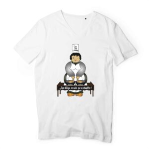 Homme - T-shirt Col V 100% Coton Bio - TM044