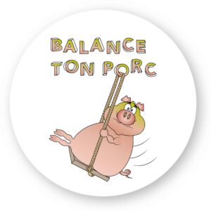 x 100 - Sticker découpe ronde