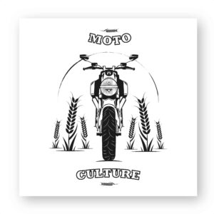 x 1 - Sticker découpe carrée