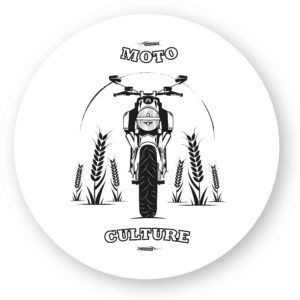 x 20 - Sticker découpe ronde