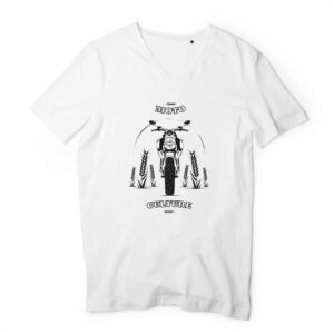Homme - T-shirt Col V 100% Coton Bio - TM044