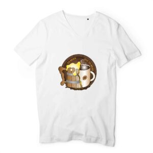 Homme - T-shirt Col V 100% Coton Bio - TM044