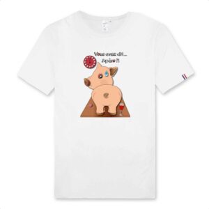 Homme - T-shirt Made in France 100% Coton Bio