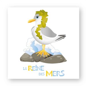 x 1 - Sticker découpe carrée
