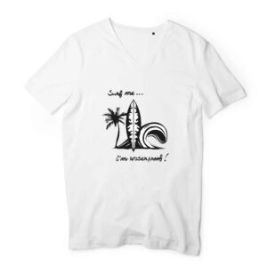 Homme - T-shirt Col V 100% Coton Bio - TM044