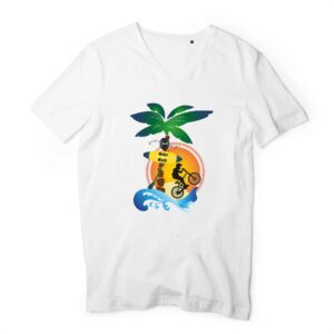 Homme - T-shirt Col V 100% Coton Bio - TM044