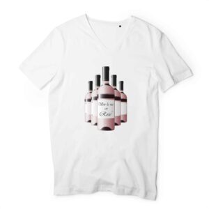 Homme - T-shirt Col V 100% Coton Bio - TM044