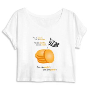 Femme - Crop Top 100% Coton Bio - MANTIS