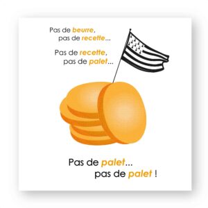 x 5 - Sticker découpe carrée