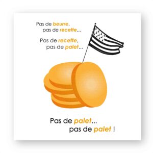 x 1 - Sticker découpe carrée