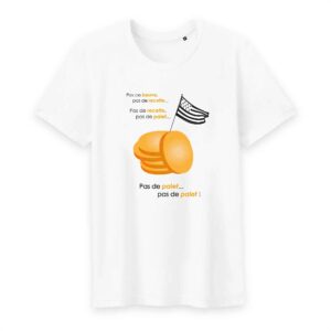 Homme - T-shirt Col rond 100% Coton Bio - TM042