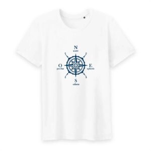 Homme - T-shirt Col rond 100% Coton Bio - TM042