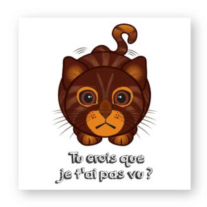 x 5 - Sticker découpe carrée