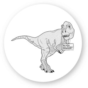 x 20 - Sticker découpe ronde
