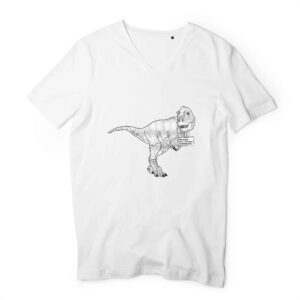 Homme - T-shirt Col V 100% Coton Bio - TM044