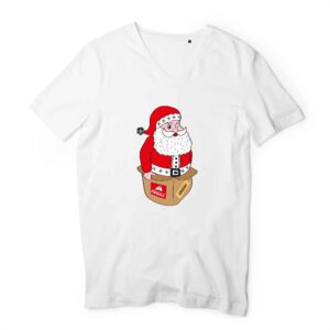Homme - T-shirt Col V 100% Coton Bio - TM044