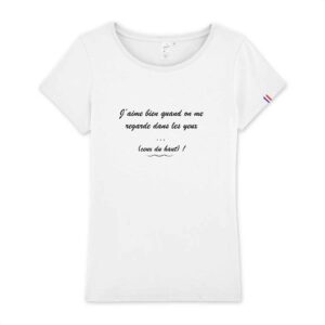 Femme - T-shirt Made in France 100% Coton Bio