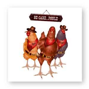 x 1 - Sticker découpe carrée