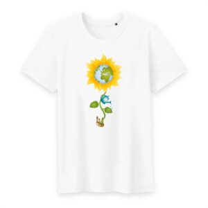 Homme - T-shirt Col rond 100% Coton Bio - TM042