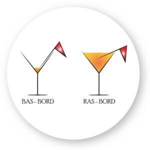 x 1 - Sticker découpe ronde