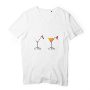 Homme - T-shirt Col V 100% Coton Bio - TM044