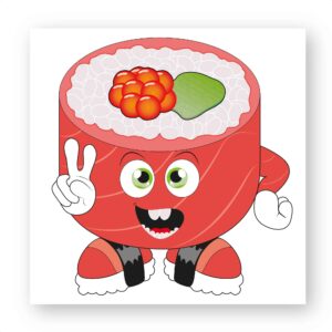 x 1 - Sticker découpe carrée